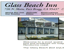 Tablet Screenshot of glassbeachinn.com